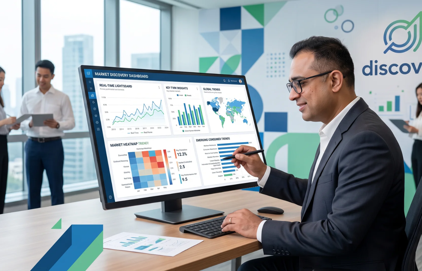 Market intelligence dashboard and business research